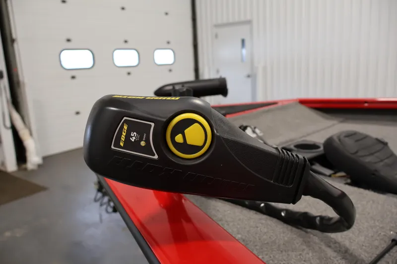 Slide: The Image of 2018 Tracker Pro Team 175 TXW boat with Minn Kota Edge trolling motor. - 12