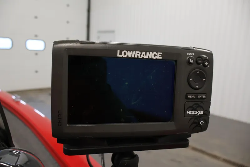 Slide: The Image of Lowrance Hook 7 fish finder on 2018 Tracker Pro Team 175 TXW boat. - 21