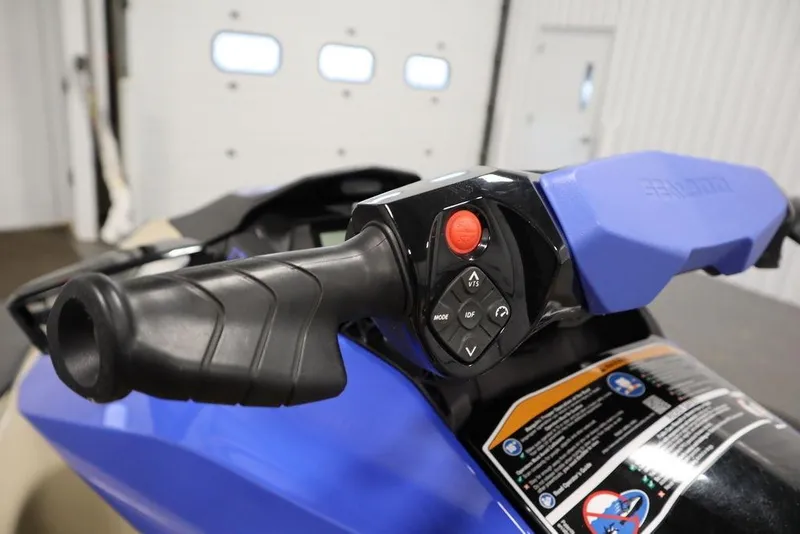 Slide: The Image of 2025 Sea-Doo Wake 170 handlebar controls, featuring ergonomic design and advanced functionality. - 11