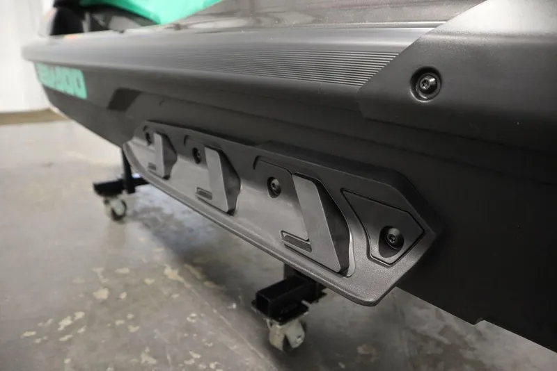 Slide: The Image of 2026 Sea-Doo GTI SE 170 side view, showcasing sleek design and detailing. - 21