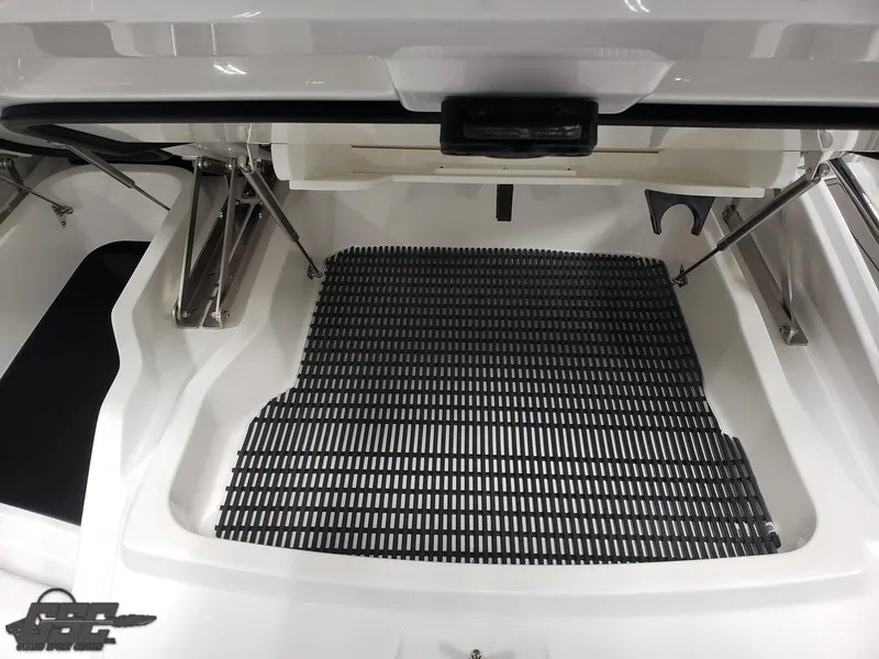 Slide: The Image of Storage compartment in 2017 Monterey 298SS Super Sport boat. - 40