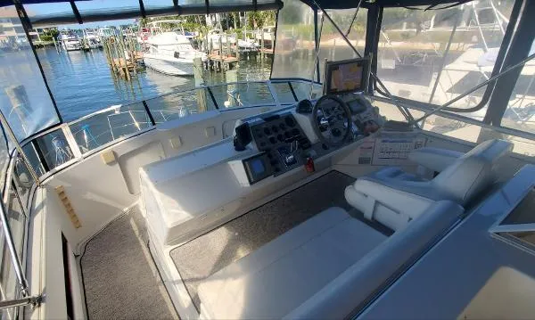 Slide: The Image of Carver Yachts 405 Aft Cabin Motor Yacht 1997 - 5