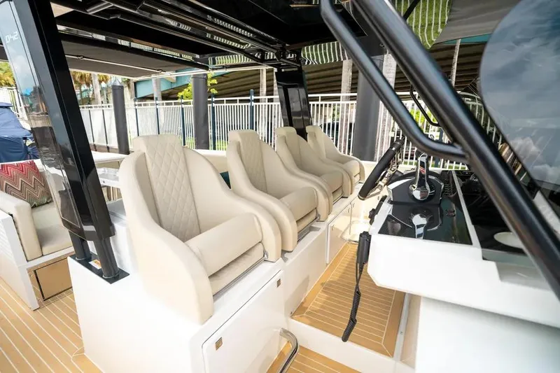 Slide: The Image of Luxurious seating on the 2026 De Antonio Yachts D42. - 15