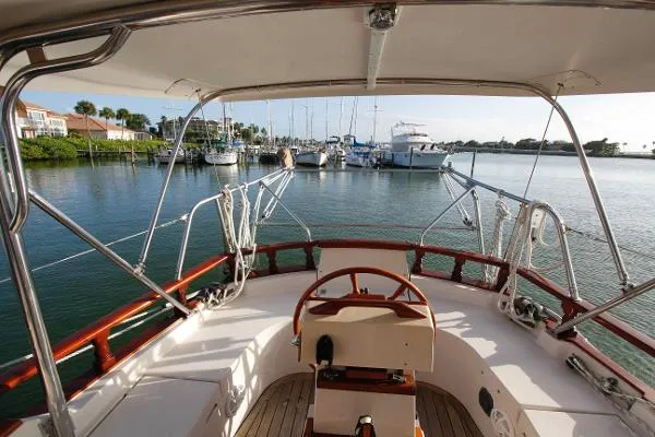 Slide: The Image of Gozzard 36 Pilothouse Cutter 1989 - 1
