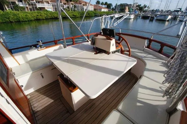 Slide: The Image of Gozzard 36 Pilothouse Cutter 1989 - 2