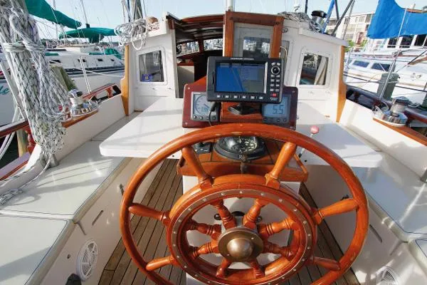 Slide: The Image of Gozzard 36 Pilothouse Cutter 1989 - 3