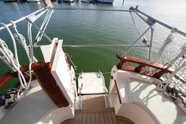 Slide: The Image of Gozzard 36 Pilothouse Cutter 1989 - 9