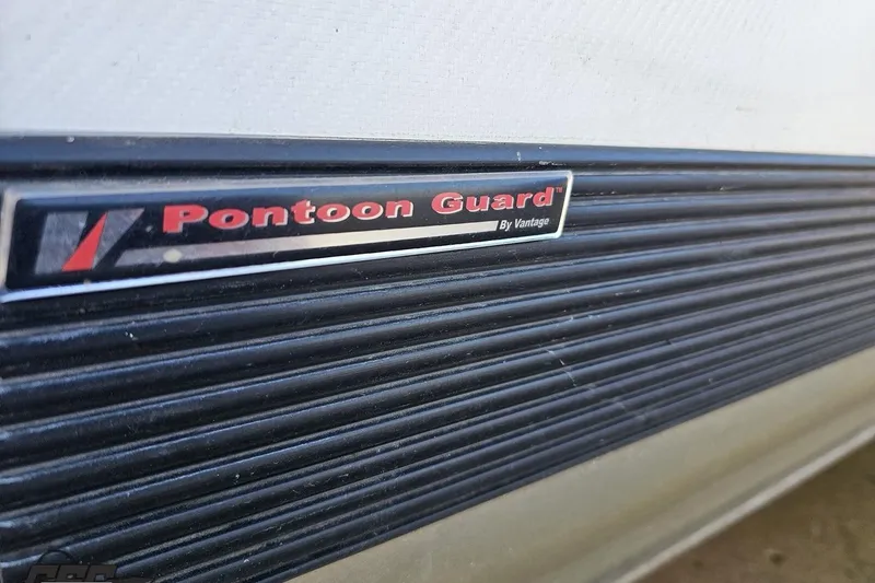 Slide: The Image of Close-up of Pontoon Guard label on 2019 JC Tritoon Neptoon 25 Sport SL. - 28