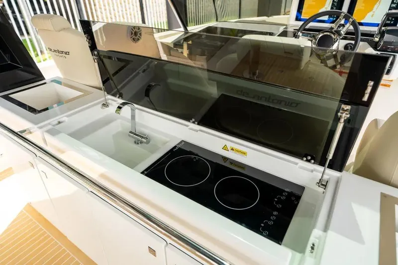 Slide: The Image of Modern kitchen on De Antonio Yachts D42, year 2026. - 12