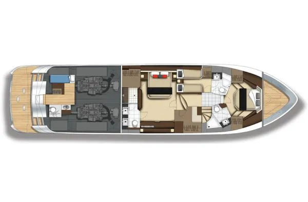 Slide: The Image of Marquis 720 Fly Bridge 2015 - 10