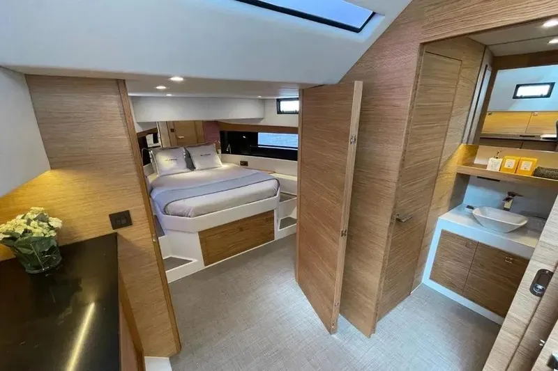 Slide: The Image of Luxurious cabin of the De Antonio Yachts D50 OPEN 2026. - 14