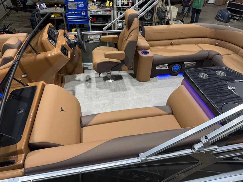 Slide: The Image of Tahoe LTZ 2385 Elite Windshield Tritoon & Honda 4-Stroke EFI 2026 - 4