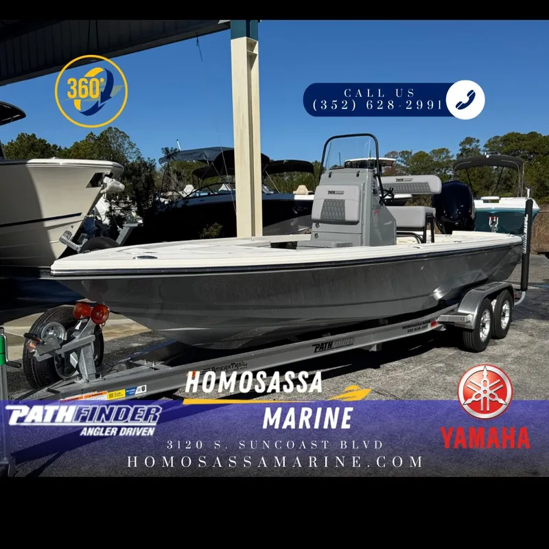 The Image of 2026 Pathfinder 2300 HPS boat at Homosassa Marine dealership. - 1