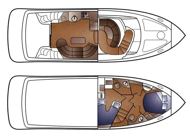 Slide: The Image of Carver Yachts 410 Sport Sedan 2002 - 9