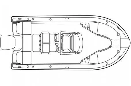 Slide: The Image of Layout of Grady-White 251 Coastal Explorer 2026. - 2