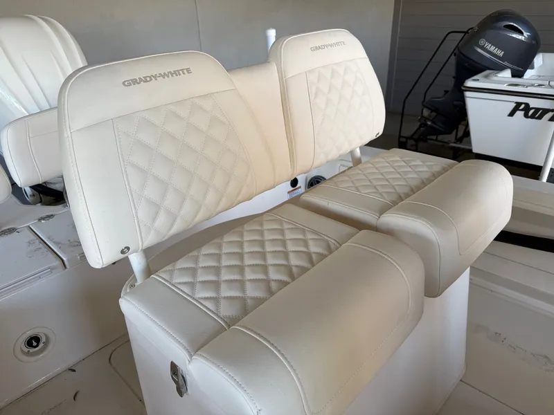 Slide: The Image of Grady-White 251 Coastal Explorer 2026, luxurious boat seating. - 7