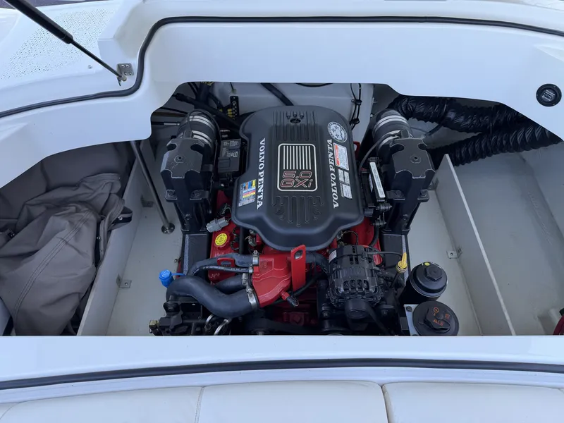 Slide: The Image of Volvo Penta engine in a 2008 Cobalt 202 boat. - 25
