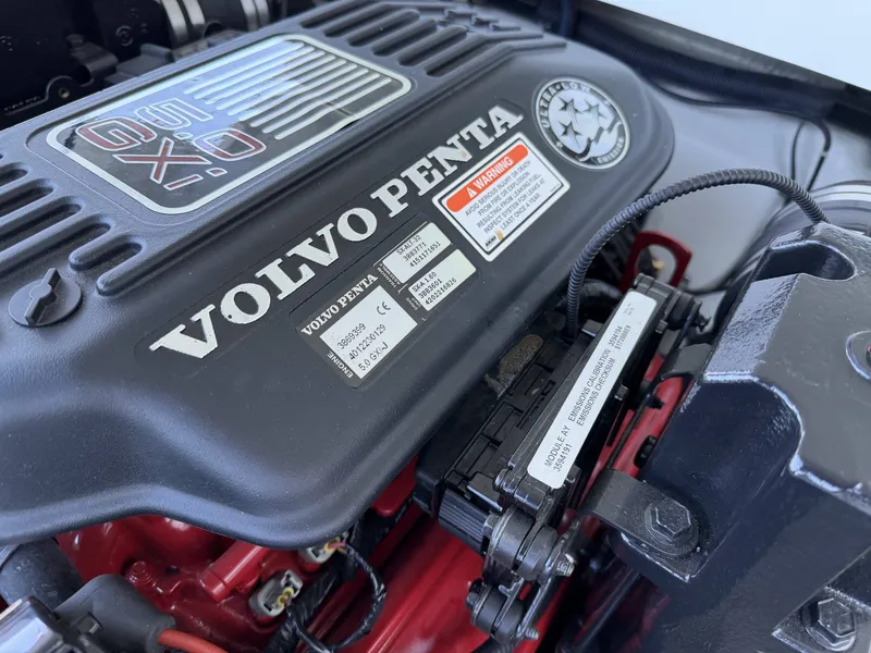 Slide: The Image of Volvo Penta engine in a 2008 Cobalt 202 boat. - 30