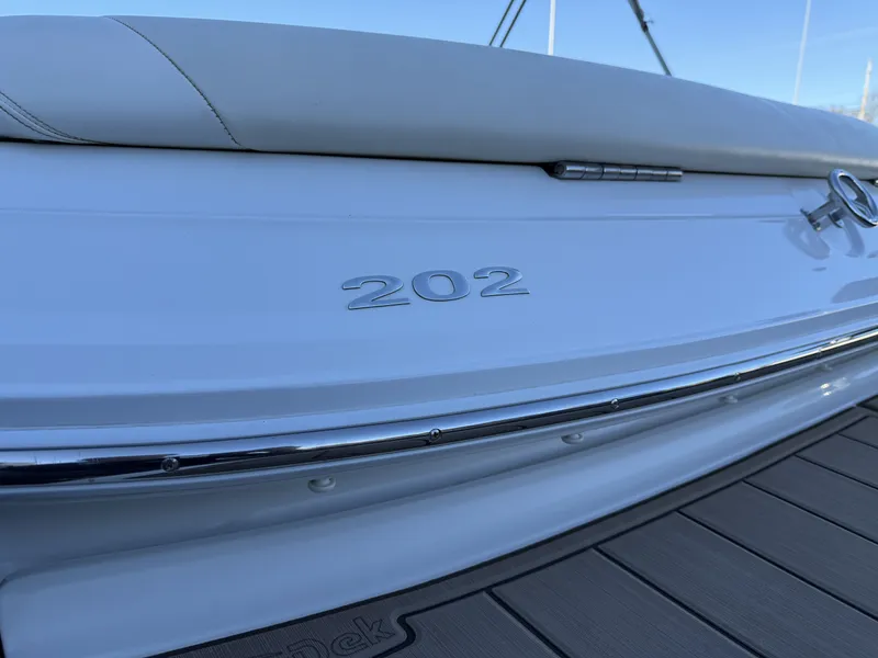 Slide: The Image of Close-up of Cobalt 202 boat rear, model year 2008. - 9