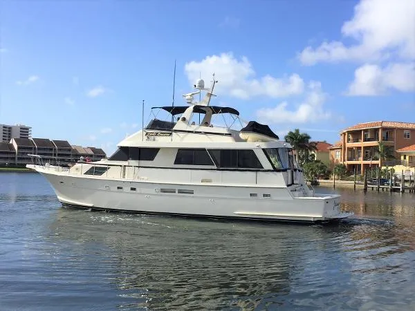 Slide: The Image of Hatteras 67 Cockpit Motor Yacht 1988 - 3
