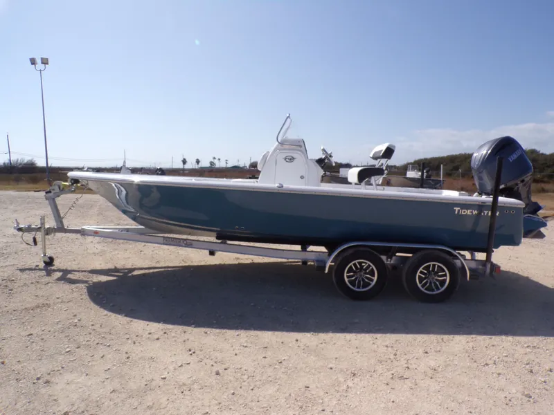 The Image of 2026 Tidewater 2110BMT boat on trailer outdoors. - 1