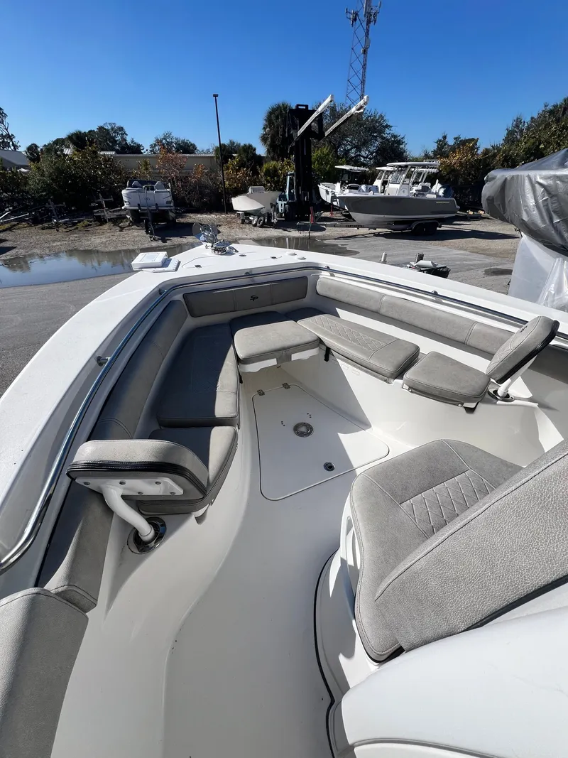 Slide: The Image of Interior view of 2021 Sea Pro 239 DLX boat. - 8