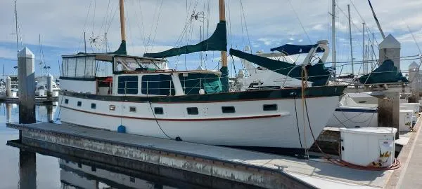 Slide: The Image of Island Trader Motor Sailer 1984 - 1