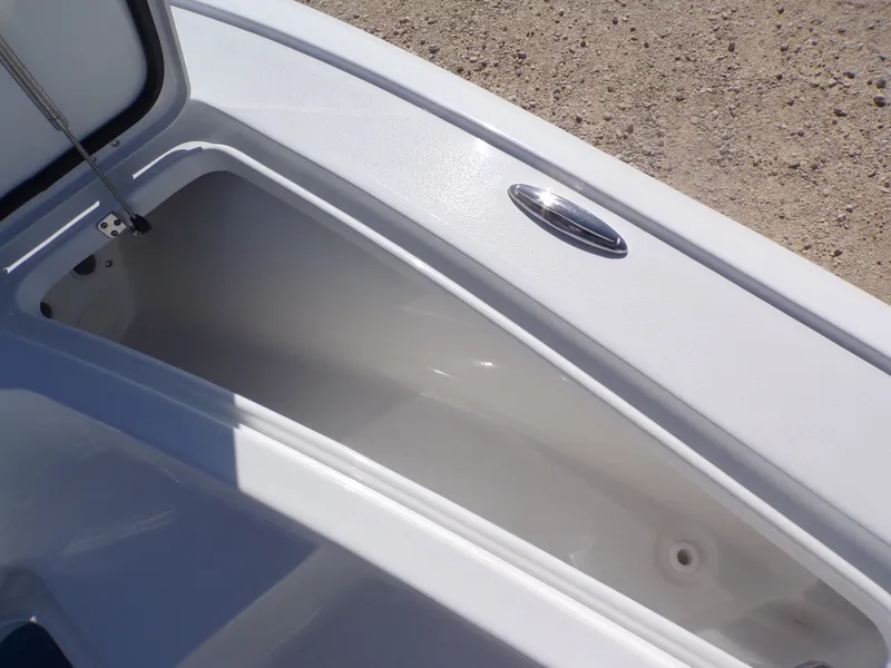 Slide: The Image of Storage compartment in 2026 Tidewater 2110BMT boat. - 18