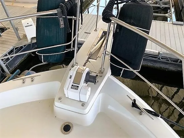 Slide: The Image of Carver Yachts 4207 Aft Cabin 1988 - 5