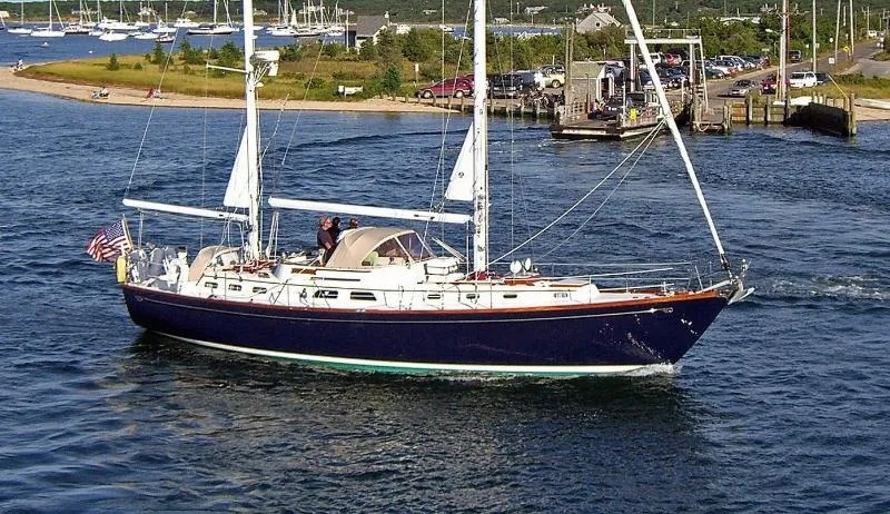 Slide: The Image of Hinckley Yachts 49 1972 - 0