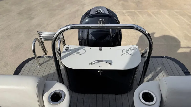 Slide: The Image of Interior view of Avalon 2385 CAT QL boat, year 2022. - 16