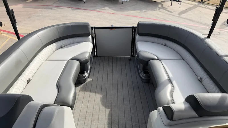 Slide: The Image of Interior of Avalon 2385 CAT QL pontoon boat, year 2022. - 9