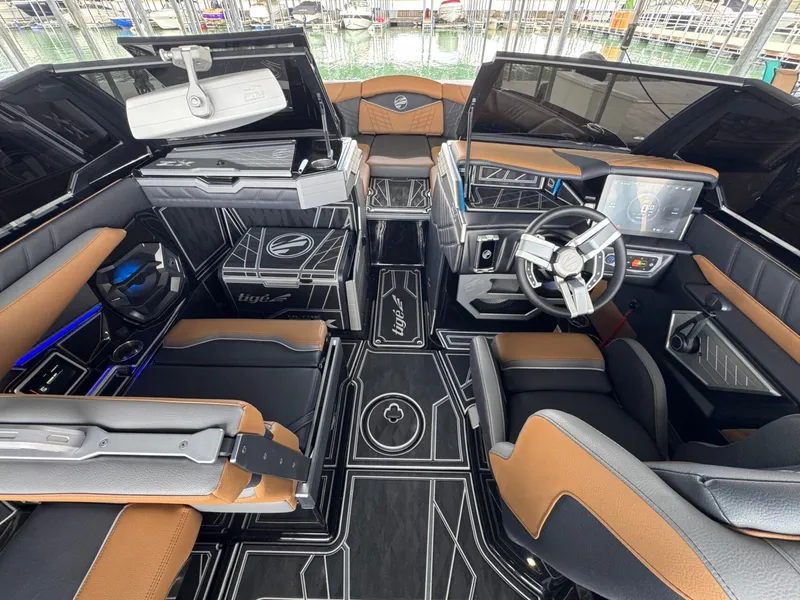 Slide: The Image of Interior of 2025 Tigé Ultré 25ZX with modern design. - 15