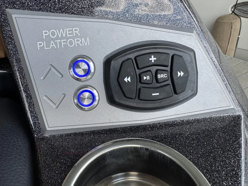 Slide: The Image of Control panel of 2025 Tigé Ultré 25ZX with buttons. - 22