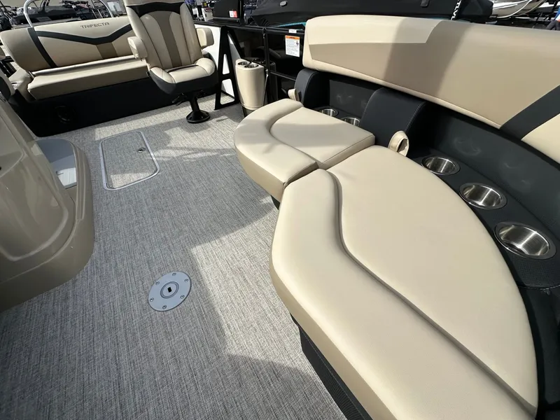 Slide: The Image of Interior of Trifecta 22 UL CS 2026 with beige seating. - 30