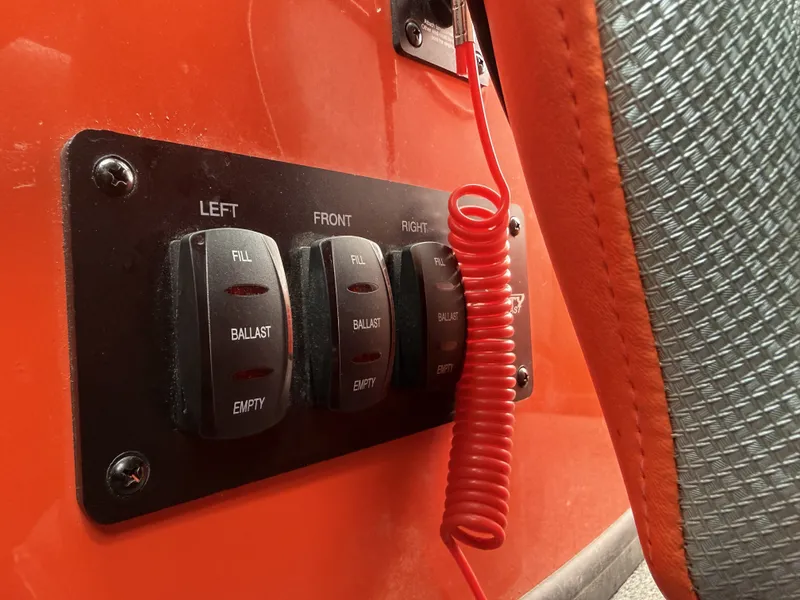 Slide: The Image of Ballast control in 2015 Moomba Outback V boat. - 10