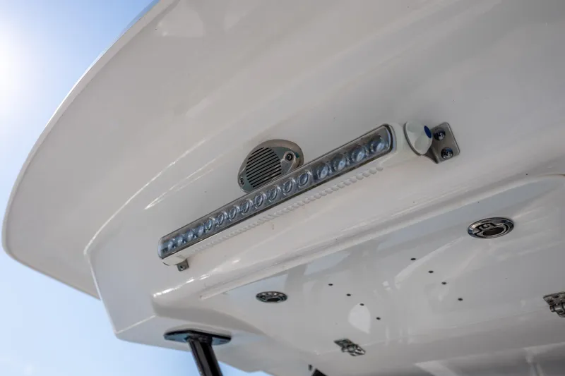 Slide: The Image of 2023 Sea Fox 288 Commander boat detail with LED light and speaker. - 29