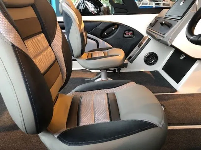 Slide: The Image of Interior of 2026 Ranger 1850MS with modern seating. - 13