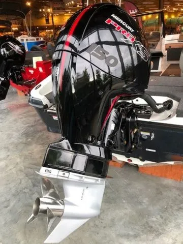 Slide: The Image of Mercury 150 outboard motor on a 2026 Ranger 1850MS boat. - 4