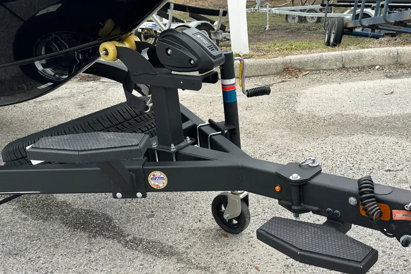 Slide: The Image of Trailer hitch of 2026 Ranger ALPHA 208 on a paved surface. - 30