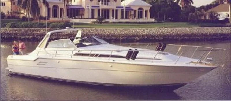 Slide: The Image of Sea Ray Express Cruiser 1989 - 0