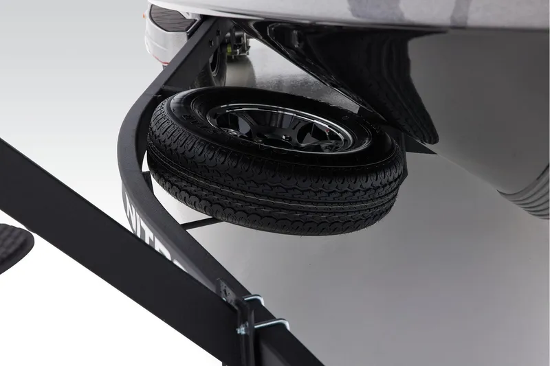 Slide: The Image of 2026 Nitro ZV20 Sport Pro boat interior with seating and storage compartments. - 11