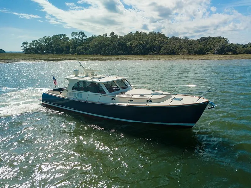 Slide: The Image of Hinckley Yachts Talaria 48 Motor Yacht 2013 - 1