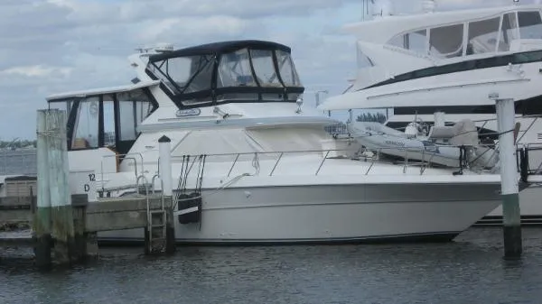 Slide: The Image of Sea Ray 440 Aft Cabin 1989 - 0