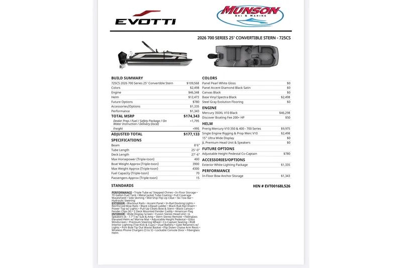 Slide: The Image of Luxurious interior of 2026 Evotti 725CS with ambient lighting and plush seating. - 32
