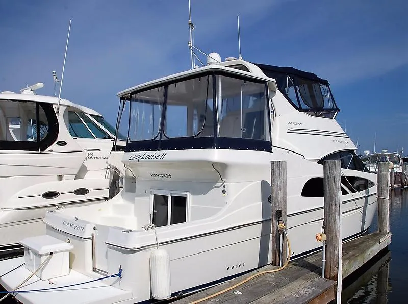 Slide: The Image of Carver Yachts 41 DIESEL Cockpit Motor Yacht 2007 - 0