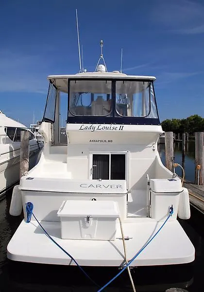 Slide: The Image of Carver Yachts 41 DIESEL Cockpit Motor Yacht 2007 - 1
