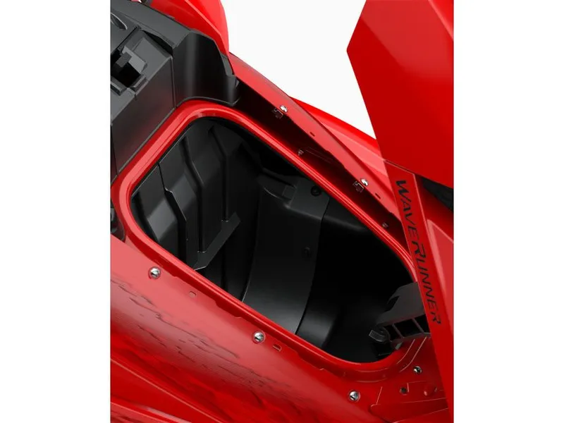 Slide: The Image of Red Yamaha GP SVHO 2026 storage compartment, WaveRunner design. - 11