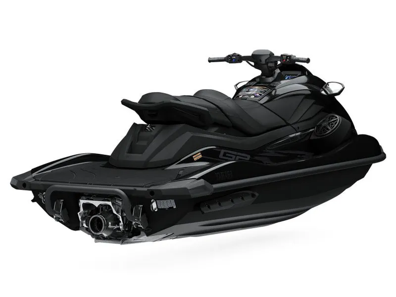 Slide: The Image of 2026 Yamaha GP SVHO jet ski with audio, black, side view. - 6