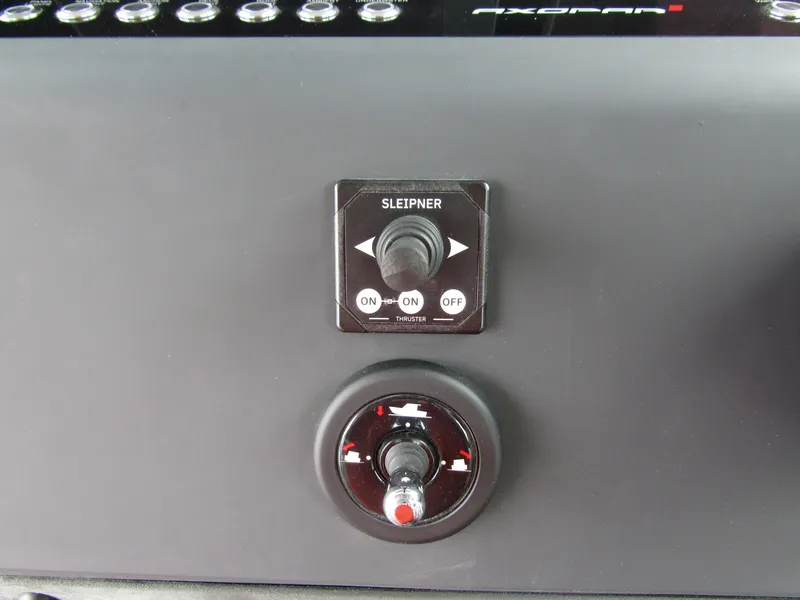 Slide: The Image of Control panel of 2024 Axopar 37XC CROSS CABIN with Sleipner joystick. - 21